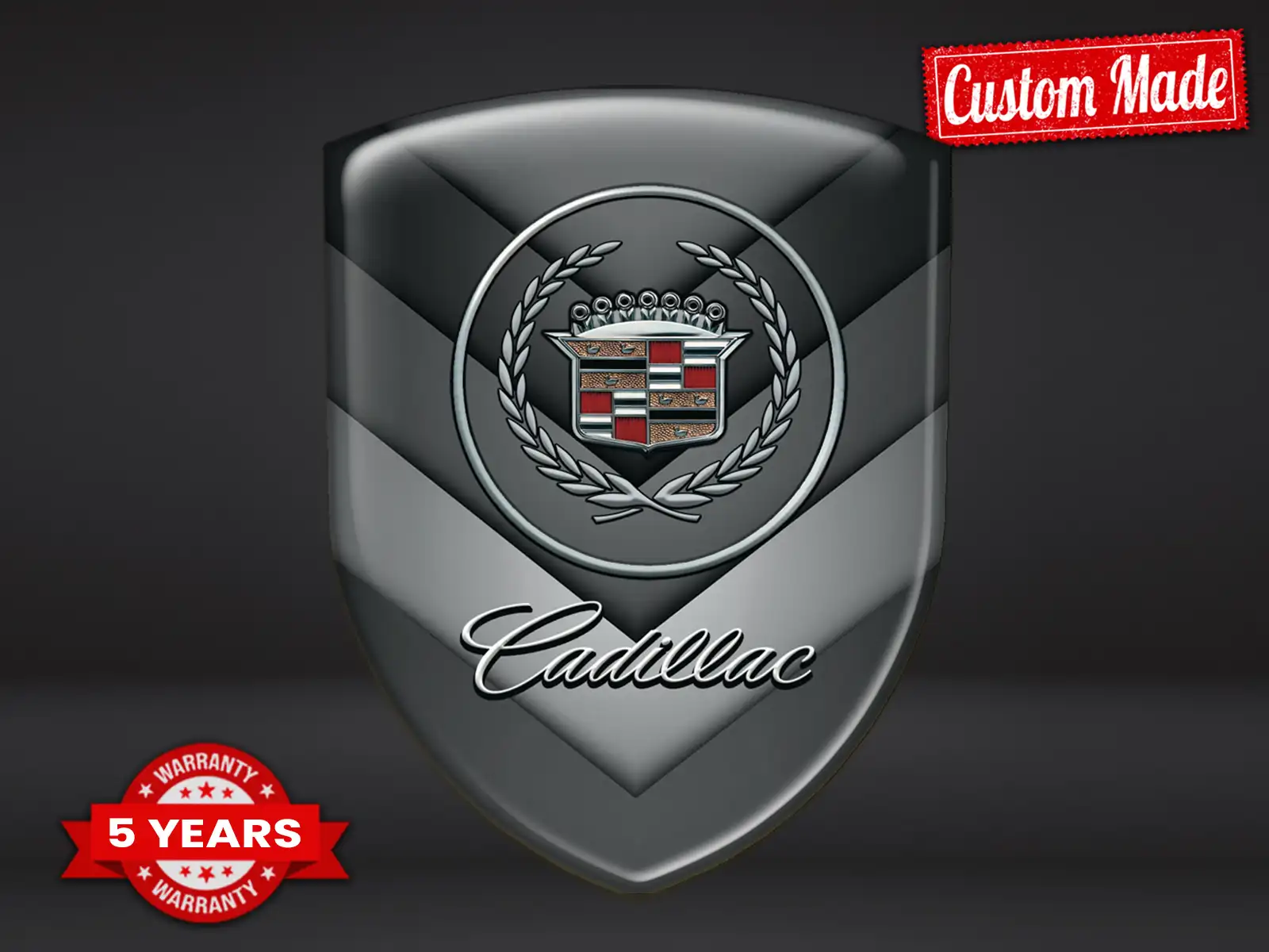 Cadillac Pegatina Silicona Pro Máximo Resistente Diseño Elegante ST